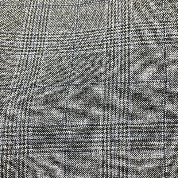 Jos A Bank Men Gray Travelers Tailored Fit 100% Wool SportCoat Blazer Jacket 38R
